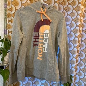 North Face Gray hoodie